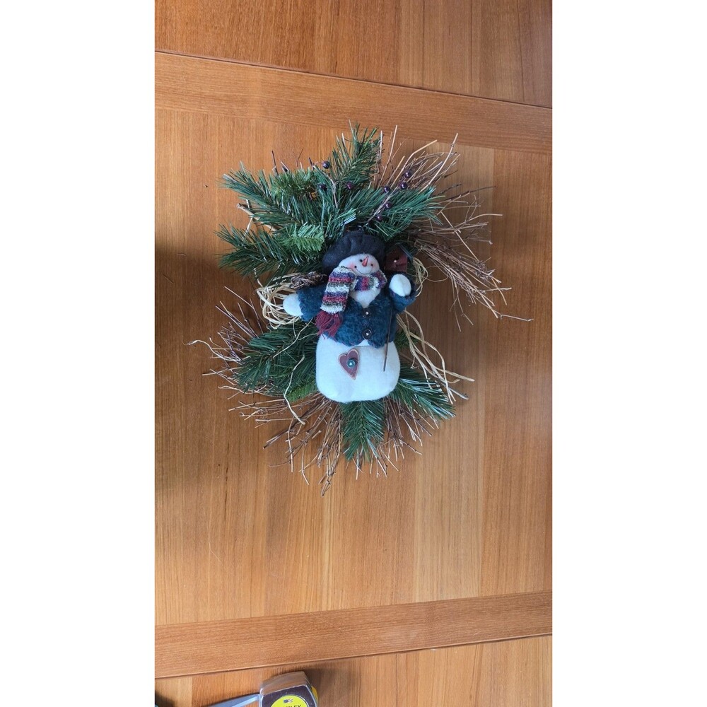 Vintage Snowman Wall/Door Spray Decor